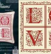 JCA 02164 Elsa Williams Love Pillow