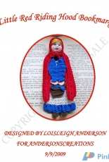 Andersons Creations -  LoisLeigh Anderson - Little Red Riding Hood Bookmark