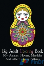Adult Coloring Book-Big Adult Coloring Book by Susan Stressless -2016