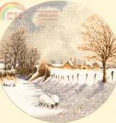 Heritage Circles JCWS267 - Winter Sheep by John Clayton