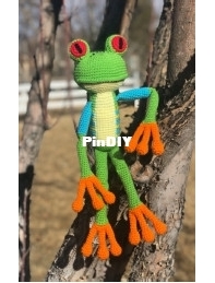 Jillian Lewis Designs - Jillian Lewis - Red The Tree Frog