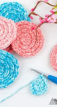 Winding Road Crochet - Lindsey Dale - How To Crochet Face Scrubbies- Free
