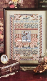 Home Sweet Home Sampler from Treasures in Needlework Premier Issue 1992