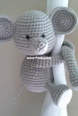 BB Adorables -  Isabel R Davenpost - Elephant Curtain Tie back