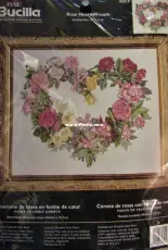 Bucilla 43515 - Rose Heart Wreath