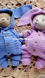 Sweet Toys - Irina Kalach - Romper and Booties for bear