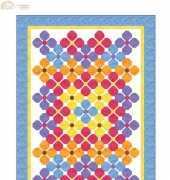 Michele Crawford-Summer Posies Twin Quilt-Free Pattern