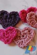 The Yarn and Hook - Marie Laura - Crochet Heart Clothing Patch - Free
