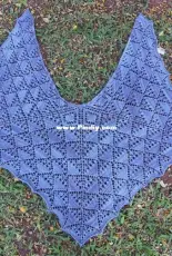 shawl azurite by karen