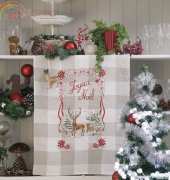 Les Brodeuses Parisiennes Torchon de Noël Enchanteur