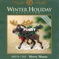Mill Hill Winter Holiday Collection MH18-1303 Merry Moose