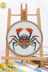Awesome Pattern Studio C307 - Mandala Crab