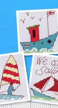 We Are Sailing! by Lesley Teare from Formula Cross Stitch Gold 8 (17) August 2010 PCS + XSD
