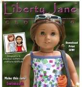 Liberty Jane Clothing - Swimsuit Pattern for Dolls