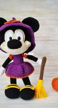 Crochet Wonders Design - Olga Kurchenko - Mouse Witch