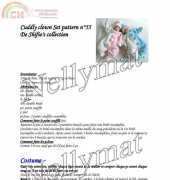 ShiFio's Dream Patterns 55 Cuddly Clown Set - French