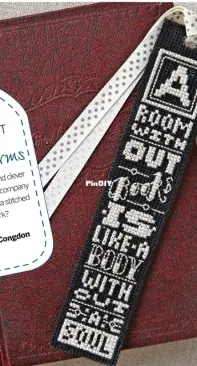 Bookmark by Emma Congdon from Cross Stitch Collection 241 PCS + XSD