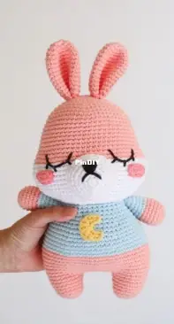Dawnmoon - Hyojin Kim - Sleeping Animals Series - Baby bunny Ruru - ENGLISH