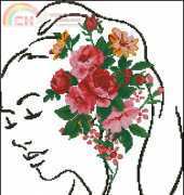 Nastunya No. 23 Roses in Hair