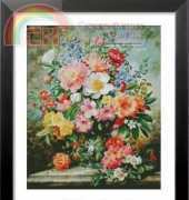 I Love Crossstitch ILCS AW-008 June flowers in Radiance XSD