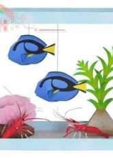 Creative Park-Aquarium and Blue Tank Fire Shrimp-Free Pattern