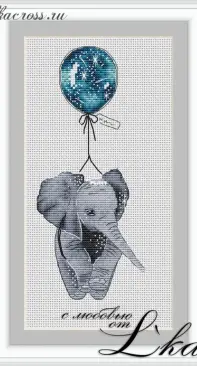 Lkacross - Elephant on the Ball by Natalya Orekhova