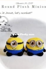 Damn it Janet lets crochet - Janet Carrillo  - Round Plush Minion - Free
