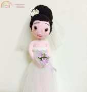 My wedding crochet: Bride