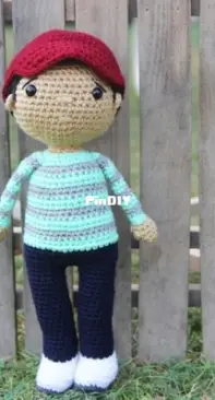 Chai Coffee Crochet - Shama Mohammed  - Crochet boy doll Zayd