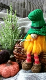 Toys Crochet Art - Marina Beliakova - Gnome Patrick