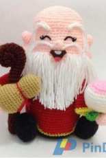 Little Bamboo Handmade Crafts - TS min - ShouXing The Fortune Doll Amigurumi