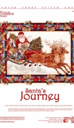 The Vermillion Stitchery 233 - Santa's Journey XSD + PCS