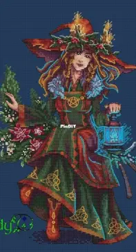 Art Stitch - LadyD - The Witch of December by Daria Smirnova