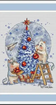 Moomin New year tree by Anna Petunova