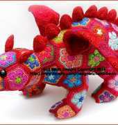 Heidi Bears Designs- Smaug the African Flower Dragon