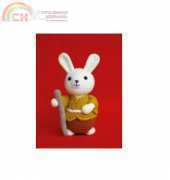 Amuruyu - Saito Ikuko - AMU-22-2 Zodiac Rabbit/Seven Lucky Gods Fukurokuju - Japanese - Free