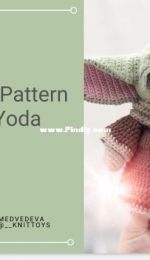 KnitToys - Tatyana Medvedeva - Baby Yoda