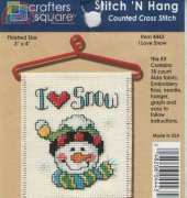 Needle Magic Inc. NMI Stitch 'N Hang 4443 - I Love snow