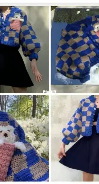 IamLankaDesigns - Lil Bear Cardi Crochet Pattern - English