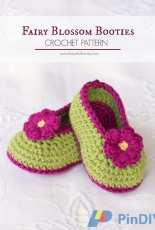 Hopeful Honey- Olivia Kent- Fairy Blossom Baby Booties- Free