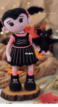 Vampirina amigurumi doll pdf pattern, Vampirina crochet doll, Vampirina  Handmade doll, Vampirina instant PDF download in US term -  France