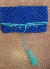 Crochet clutch
