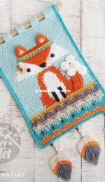 Chica Outlet - Laura Marchi - Wall Hanging Nordic little Fox - Translated - Chinese