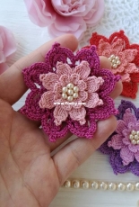 HappyCrochetByVita -Vita - Crochet flower