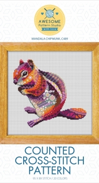 Awesome Pattern Studio C489 - Mandala Chipmunk