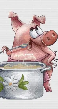 Fun Sheep - FS/22-093 - Piggy And Tasting by Anastasia Kravtsova / Eremeeva