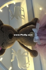 Crochet teddy girl