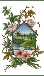 House in the Summer - Rosehip by Alena Koshkina XSD