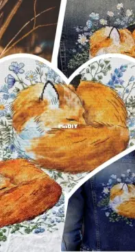 Sweet Dream Foxes by Elena Ptitsa-Alekseeva (Ptitca)/Елена Птица
