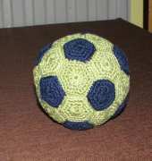 Crocheted green ball